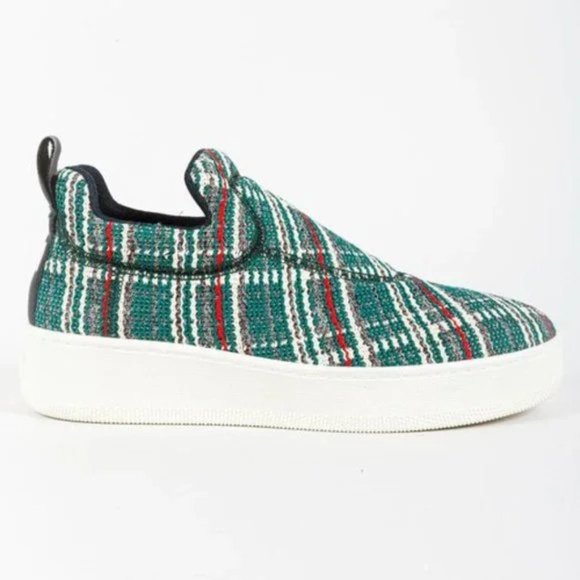 Celine SS2014 "Love Life" Platform Tweed Sneakers - Picture 1 of 9